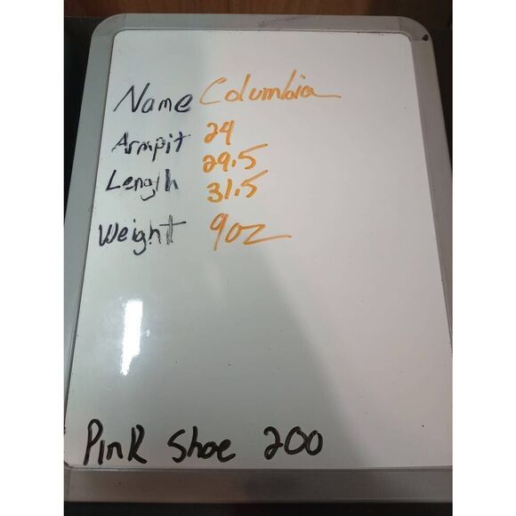 Columbia Shirt Men's Extra Large Cream‎ Button Front Short Sleeve - Picture 8 of 8